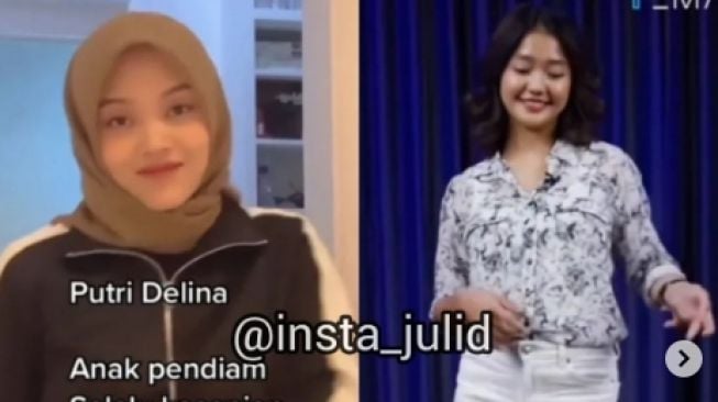 Tangkapan layar video viral abg kesayangan. [Instagram @insta_julid]