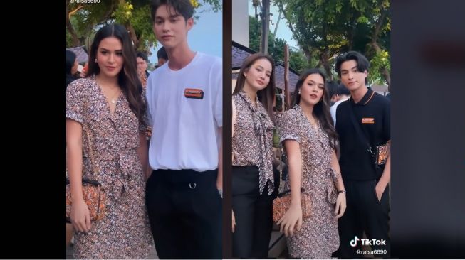 Raisa di acara Burberry (tiktok/raisa6690)