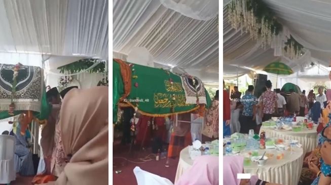 Pemandangan Tak Biasa! Rombongan Pengantar Jenazah Lewati Pesta Pernikahan, Acara Sampai Dihentikan Sejenak