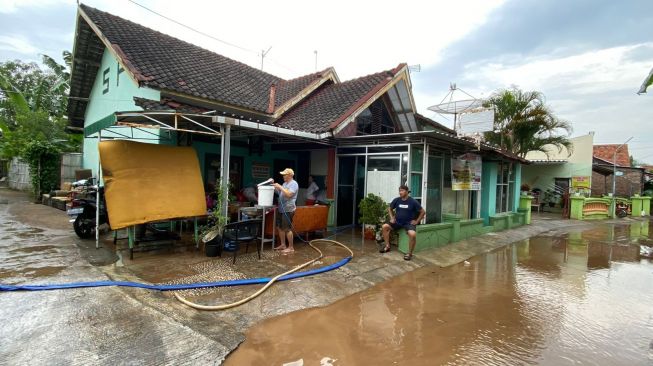 Kondisi banjir bandang di desa Kalidoro, Pati. [Dok M Maulana]