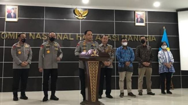 Usut Kasus Kematian Brigadir J, Tim Khusus Polri Sambangi Komnas HAM untuk Koordinasi Matangkan Langkah