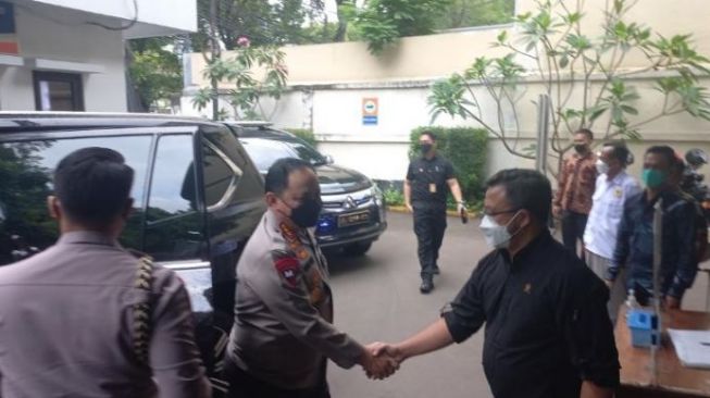 Kasus Kematian Brigadir J, Wakapolri dan Irwasum Sambangi Komnas HAM