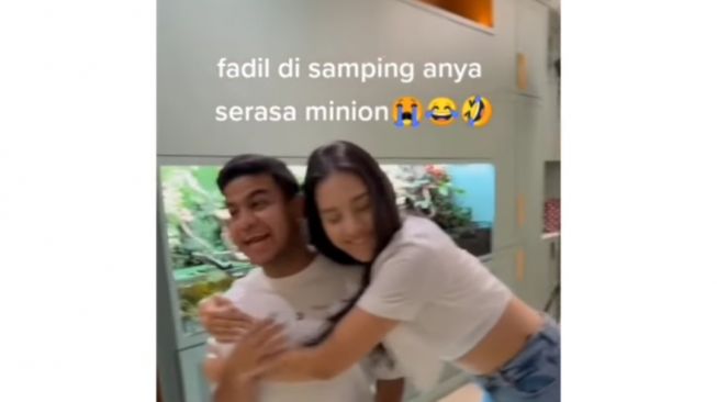 Fadil Jaidi dengan Anya Geraldine (Instagram/@lambegosiip)