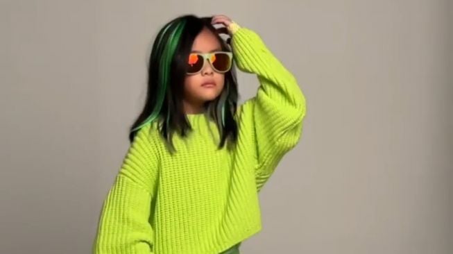  Zoey Anak Joanna Alexandra Pemotretan Ala Billie Eilish (instagram/@joannaalexandra)