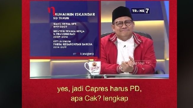 Cak Imin Percaya Diri Sebut Dirinya Capres Paket Lengkap, Warganet Beri Komentar Pedas: Aura Presiden Nol Besar