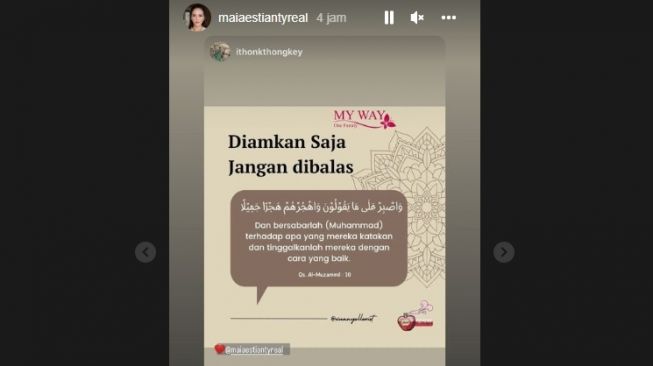 Unggahan Maia Estianty sindir Ahmad Dhani? [Instagram]