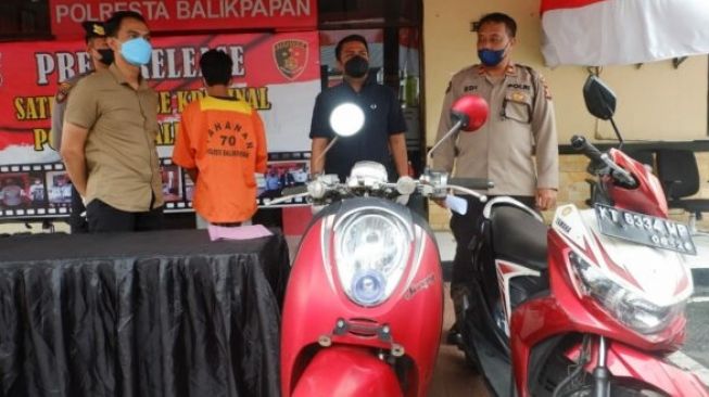 Curi 2 Motor di 2 Tempat Berbeda, Pemuda Asal Batu Ampar Diringkus Polisi