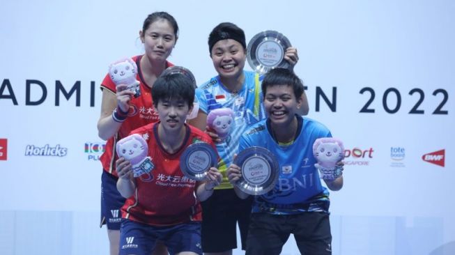 Juara Singapore Open 2022, Apriyani Ungkap Kunci Sukses Duet dengan Fadia