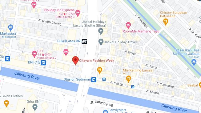 Citayam Fashion Week ada di Google Maps [Tangkapan Layar Google Maps]