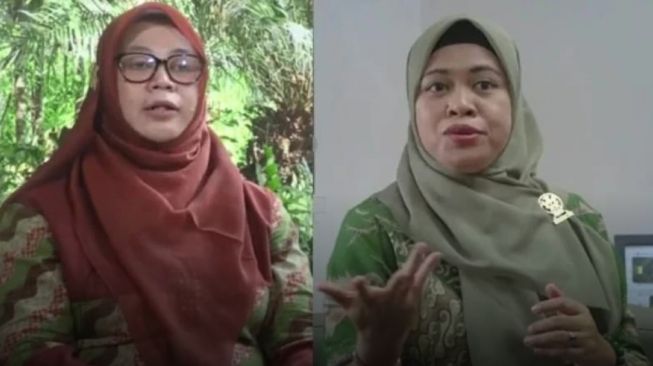 Margaret Aliyatul Maimunah dan Ai Maryati Solihah, kandidat ketua umum Fatayat NU [Website NU]