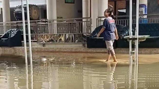 Genangan Air di Kota Tegal Menyusut