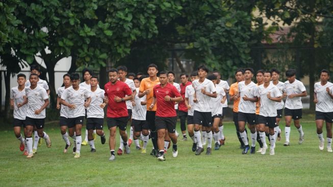  Latihan Timnas Indonesia U-16 jelang Piala AFF U-16 2022 (dok. PSSI)