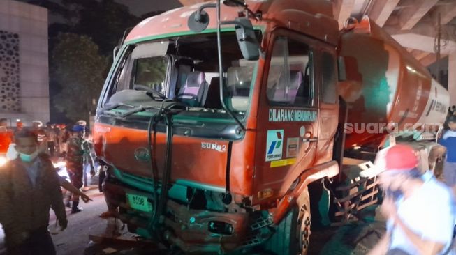 Geger Kecelakaan Maut Truk Tangki Pertamina Di Bekasi, Polisi: Tak Ada Bekas Rem