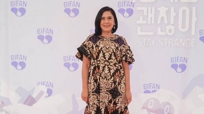 Potret Lydia Kandou di Korea (instagram/@filminang)