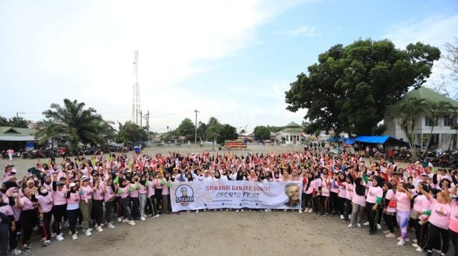 Gelorakan Semangat Olahraga, Srikandi Ganjar Sumut Gelar Sports Fest