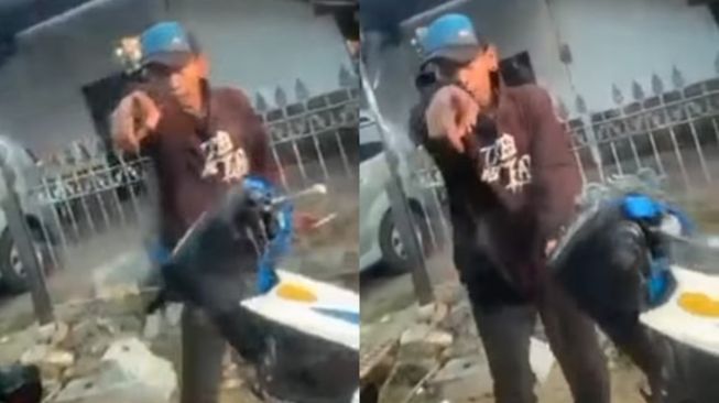 Viral Preman Wagir Malang Serang Pengendara Mobil Bikin Bocah Menjerit Ketakutan, Warga Hanya Bisa Menyaksikan