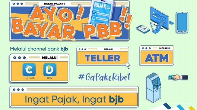 Bayar PBB Kini Sangat Mudah, Cukup Lewat Handphone dan Tak Perlu Antre