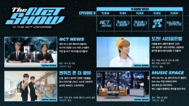 Jangan Sampai Ketinggalan, Ini 4 Konten Terbaru The NCT Show di Bulan Juli!