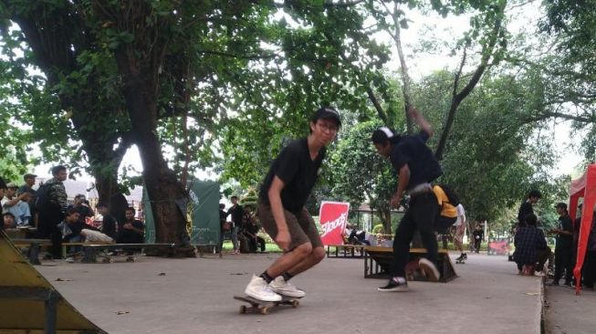 Skateboard Cilegon Keluhakan Fasilitas Tak Layak, Minta Perhatian Wali Kota Cilegon