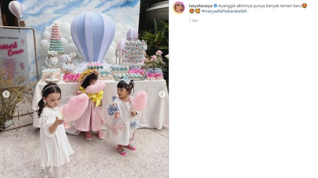 OOTD anak selebritis dan influencer saat hadiri ultah anak Tasya Farasya (instagram/tasyafarasya)