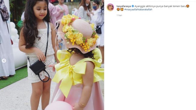 OOTD anak selebritis dan influencer saat hadiri ultah anak Tasya Farasya (instagram/tasyafarasya)