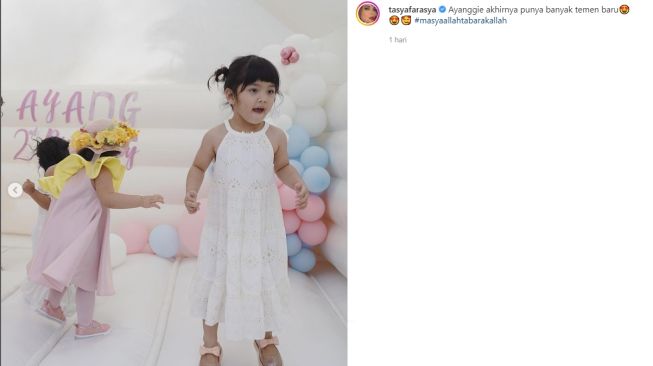 OOTD anak selebritis dan influencer saat hadiri ultah anak Tasya Farasya (instagram/tasyafarasya)