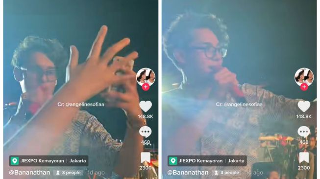 Ardhito Pramono di JFK 2022 (TikTok/@_kaprikornus)