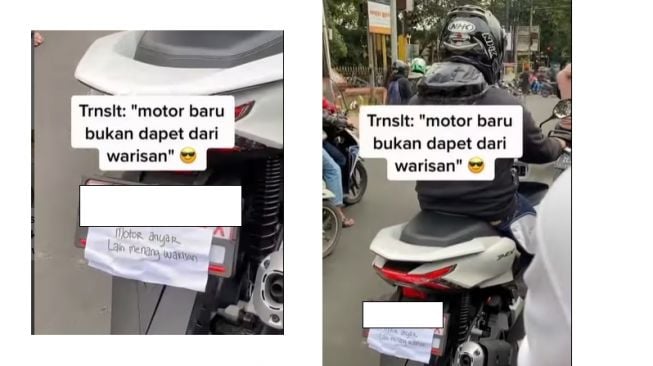 Pemotor Honda PCX Ini Beri Sindiran Keras untuk Pengguna Jalan, Tulisan di Pelat Nomor Jadi Sorotan