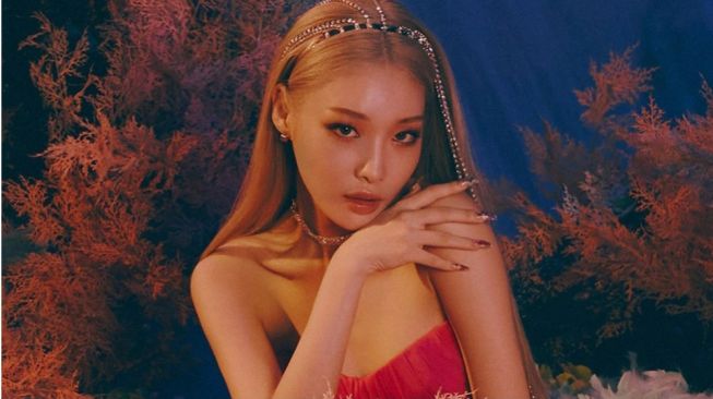 Chungha Sukses Raih Kemenangan Pertama untuk Lagu 'Sparkling' di THE SHOW