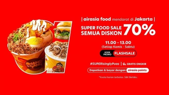 airasia food Mendarat di Jakarta, Ini Rekomendasi Merchant Favorit yang Bisa Kamu Pilih