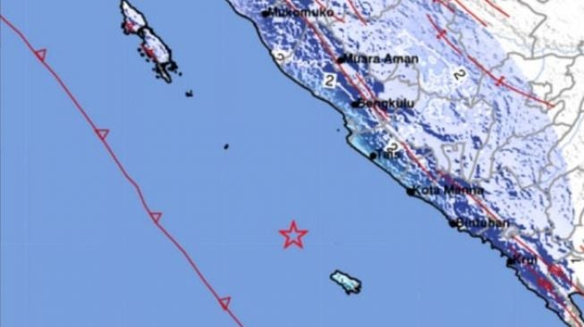 Gempa Bengkulu Jenis Gempa Dangkal karena Lempeng Indo-Australia Menunjam ke Bawah Pulau Sumatera di Zona Megathrust