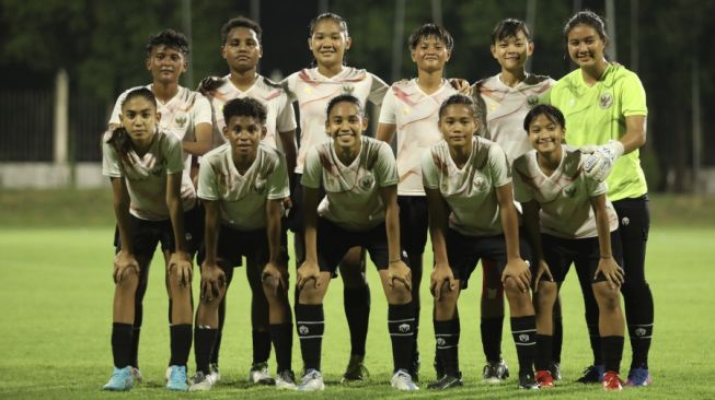 Skuad Timnas Wanita Indonesia U-18. [PSSI]