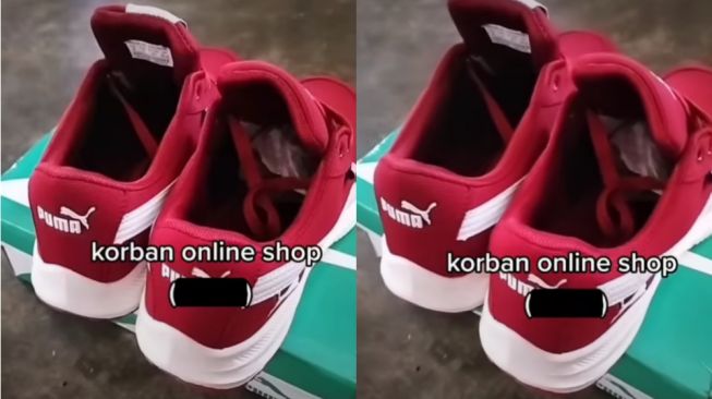 Jadi Korban Online Shop, Pembeli Ini Dapat Sepasang Sepatu Beda Merek