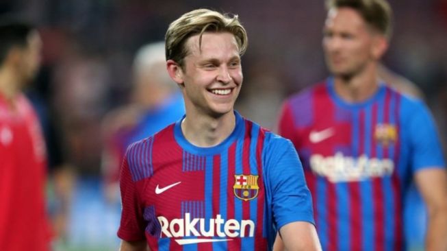 Gelandang Barcelona, Frenkie de Jong.[Twitter.com/@DeJongFrenkie21]