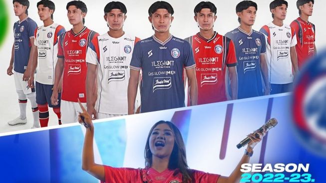 Jersey Baru Arema FC Hadirkan Land of The Fighter Trilogy