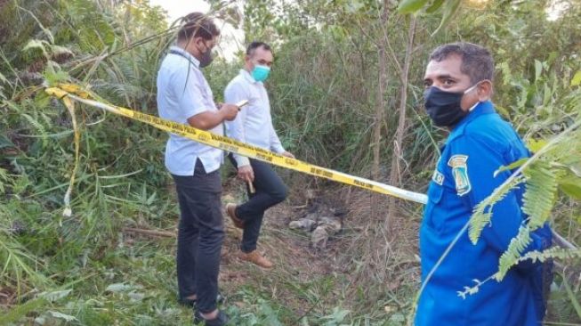 Sumadi Cium  Bau Anyir, Jasad Tulang-belulang Seorang Pemuda Ditemukan di Semak-semak Kelurahan Sepinggan