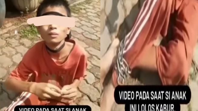 Keterlaluan, Ibu Siksa Anak Tiri Sampai Kaki di Rantai Gara-gara Hal Sepele