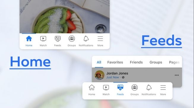 Fitur baru Facebook, Tab Feeds. [fb.com]