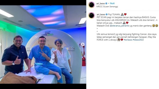 Ari Lasso Jalani PET Scan, Begini Prosedur dan Fungsinya untuk Tubuh!