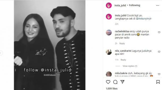 Refal Hady Pemotretan Bareng Enzy Storia Bikin Heboh, Netizen: Kawal Sampai Nikah