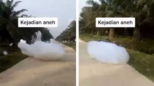 CEK FAKTA: Video Viral Fenomena Awan Jatuh di Kampar Riau Gegerkan Warga, Terungkap Begini Penjelasannya