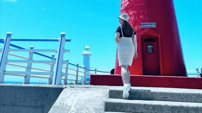 Potret Felicya Angelista di Korea Selatan (Instagram/@felicyangelista_)