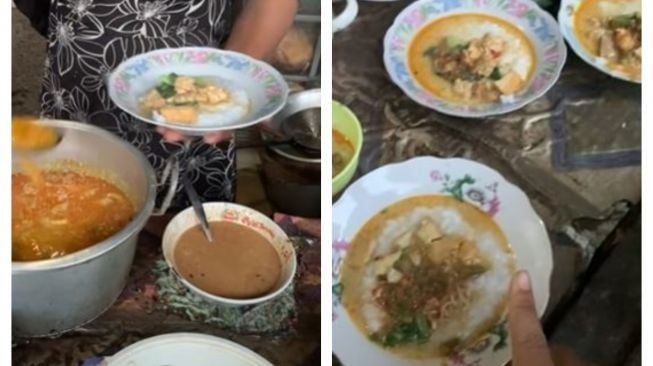 Viral Penjual Bubur Lebih Murah dari Parkir Motor, Publik: Sedekah Berkedok Jualan