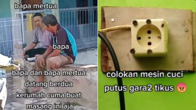 Demi Anak, Bapak dan Mertua Datang Bareng Cuma Mau Servis Kabel Putus