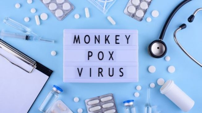 ilustrasi cacar monyet alias monkeypox. (Dok. Envato)