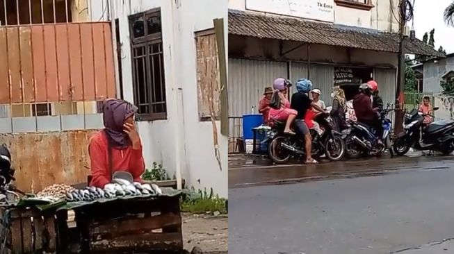 Dagangan Sepi, Nenek-nenek Penjual Ikan Hanya Bisa Lihat Pesaing Laris Pembeli, Ramai Didoakan Warganet