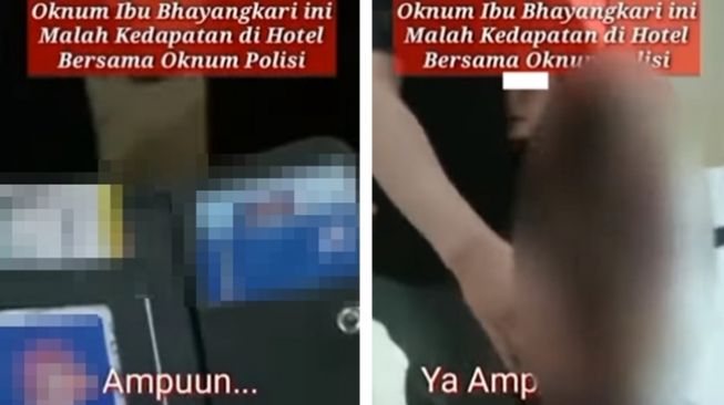 Beredar Video Diduga Ibu Bhayangkari Kedapatan Berduaan dengan Oknum Polisi di Hotel Saat Suami Dirawat