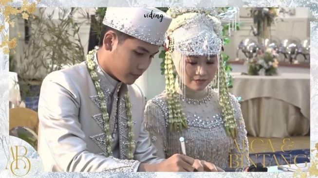 Momen Akad Nikah Bintang Emon (YouTube/Bintang Emon)