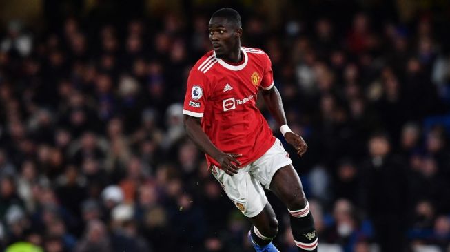 Bek sentral Manchester United, Eric Bailly. [BEN STANSALL / AFP]