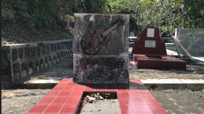 Makam seniman Sudarmadji. [Wahyu Turi Krisanti / SuaraJogja.id]